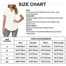 Load image into Gallery viewer, Davenil Women's 3/4 Sleeve V-Neck Tops Loose Tunic Blouses Irregular Hem Casual Shirts Watermelon Red Size S
