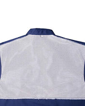 Load image into Gallery viewer, Alimens &amp; Gentle Short Sleeve Outdoor UPF 40+ Breathable Quick Dry Wicking Fabric Fishing Shirt, Blue, X-Large
