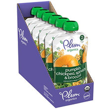 Load image into Gallery viewer, Plum Organics Hearty Veggie, Organic Baby Food, Variety Pack, 3.5 Ounce Pouch (Pack of 18)
