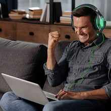 Load image into Gallery viewer, DIWUER Stereo Gaming Headset for Nintendo Switch, PS4, Xbox One with Noise Cancelling Mic, Soft Earmuffs Surround Sound Over Ear Headphones with LED Light for PC, Mac, Laptop
