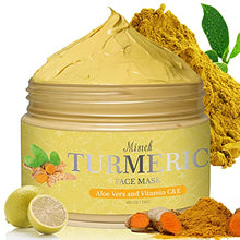 Load image into Gallery viewer, Turmeric Vitamin C Clay Mask,ATIDIE Turmeric Facial Mask with Turmeric Mud,Vitamin C for Dark Spots, Turmeric Facial Mask Skin Care Mask , Improve Dull And Dry Skin
