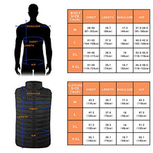Load image into Gallery viewer, Loowoko Lightweight Heated Vest with 10000mAh Battery Pack, Men&amp;Women Outerwear Vests, Rechargeable Heated Jacket for Winter
