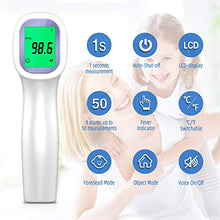 Load image into Gallery viewer, Thermometer for Adults, No Touch Forehead Infrared Medical Thermometers for Fever, Digital Baby Thermometer with Instant Readings and Used for Kids, Indoor, Outdoor Use

