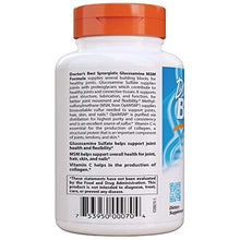 Load image into Gallery viewer, Doctor's Best Synergistic Glucosamine MSM with OptiMSM, Non-GMO, Gluten Free, Soy Free, Joint Support, 180 Caps (DRB-00070)
