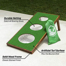 Load image into Gallery viewer, GoSports BattleChip PRO Golf Cornhole Game - Includes 4' x 2' Chipping Target, 16 Foam Balls, Hitting Mat, and Scorecard
