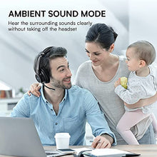 Load image into Gallery viewer, Bluetooth Headset with Microphone, eMeet ENC Noise Cancelling Headphones with 4 Mics, All Day Battery &amp; Comfortable Design PC Headset, Dual-Bluetooth/Dongle/USB Connection for PC/Mac/Tablet/Cell Phone
