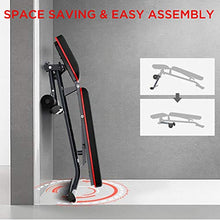 Load image into Gallery viewer, Yoleo Adjustable Commercial Weight Bench Foldable 550lbs Capacity Multiuse Full Body Workout Bench Weight Lifting Sit Up Ab Bench Flat Incline Decline Bench Press for Home Exercise Gym Product Name
