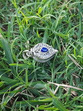Load image into Gallery viewer, Lapis Lazuli Pendant,925 Sterling Silver,Secret Compartment Pendant,Designer Lapis Pendant,Pill Box Pendant,Wedding Gift Ideas,Handcrafted Box Pendant,Poison Box Pendant,Gift For Specialone,Boho Gift

