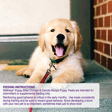 Load image into Gallery viewer, Wellness Puppy Bites Natural Grain Free Crunchy Puppy Treats, Chicken &amp; Carrots Recipe, 6-Ounce Bag
