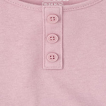 Load image into Gallery viewer, The Children's Place Baby Toddler Girl Short Sleeve Floral Print and Solid Henley Knit Babydoll Dress 2-Pack, Misty Glen, 2T
