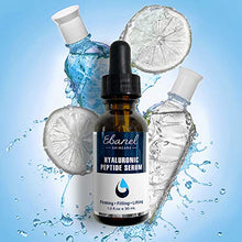Load image into Gallery viewer, Ebanel Hyaluronic Acid Serum for Face with Peptides, Deep Hydrating Anti Aging Serum, Visibly Plump, Firm &amp; Smooth Skin, Reduce Redness with Vitamin C, E and B5, Niacinamide, Aloe, Jojoba Oil, MSM

