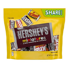 Load image into Gallery viewer, HERSHEY'S Miniatures Assorted Chocolate Candy Bars, Individually Wrapped, 10.4 oz Share Bag
