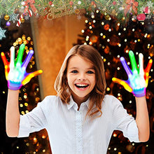 Load image into Gallery viewer, Tesoky Toys for 3-12 Year Old Boys Girls,Flashing LED Gloves Cool Gifts for Girls Age 5-15 Halloween Toys for Age 3-10 Boys Xmas Gifts for Light-up Party

