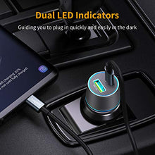 Load image into Gallery viewer, Fast USB C Car Charger,Compatible with Google Pixel 6/6 Pro/5a/5/4a/4/4 XL/3 XL/3/3a XL/3a/2 XL/2/XL, 30W Power Delivery &amp; Quick Charge 3.0 Car Adapter (Fast Charging Type C Cable 3.3Ft Included)
