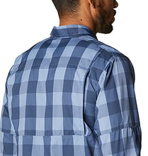 Load image into Gallery viewer, Columbia Men's Silver Ridge Lite Plaid Long Sleeve, Bluestone Buffalo Plaid, Large
