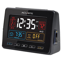 Load image into Gallery viewer, AcuRite 13024 Atomic Dual Alarm Clock with USB Charging
