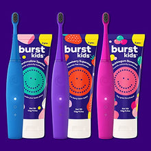Load image into Gallery viewer, BURSTkids Marshmallow Sparkle Anticavity Fluoride Children’s Toothpaste, Safe, Effective, Gentle, Tasty Marshmallow Toothpaste for Kids Ages 3+, Vegan, SLS &amp; Gluten Free (4.0oz), 2 Pack
