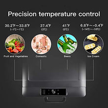 Load image into Gallery viewer, Donmende 54 Quart RV Refrigerator/Freezer Compact Vehicle Car Fridge Compressor Electric Cooler for Car,Truck,RV,Boat,Outdoor and Home use 12/24V DC and 90-250 AC,Cooling to -4F

