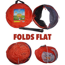 Load image into Gallery viewer, Playz 3pc Rocket Ship Astronaut Kids Play Tent, Tunnel, &amp; Ball Pit with Basketball Hoop Toys for Boys, Girls, Babies, and Toddlers - STEM Inspired Educational Galactic Spaceship Design w/ Planets
