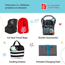 Load image into Gallery viewer, J.L. Childress Gate Check Bag for Single Umbrella Strollers, Durable and Lightweight, Water-Resistant, Drawstring Closure with Adjustable Lock, Webbing Handle, Includes Stretch Zipper Pouch, Red

