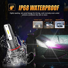Load image into Gallery viewer, Auxbeam 9005 9006 Combo LED Bulbs Kit Fanless, Z6 Series HB3 HB4 LED Bulbs with EMC Anti-Interference All-in-one Conversion Kit, High Brightness CSP Chips 6500K, (Pack of 4)
