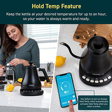 Load image into Gallery viewer, COSORI Electric Gooseneck Kettle Smart Bluetooth with Variable Temperature Control, Pour Over Coffee Kettle &amp; Tea Kettle, 100% Stainless Steel Inner Lid &amp; Bottom, Quick Heating, Matte Black
