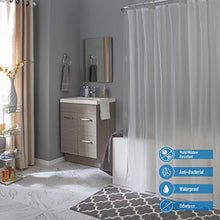Load image into Gallery viewer, Bath Bliss 70"x72" PEVA Curtain, 7.2G Thickness, Rust Resistant, Eco-Friendly, for Bathroom, in Frost Shower Liner
