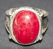 Load image into Gallery viewer, Falcon Jewelry Sterling Silver Men's Ring Handmade, Ruby Natural Gemstone
