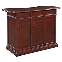 Load image into Gallery viewer, Hathaway Ridgeline 5' Home bar Set with Storage Mahogany
