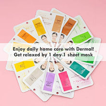 Load image into Gallery viewer, DERMAL 12 Pack Combo Best Value Set Collagen Essence Mask Sheet | Sodium Hyaluronate &amp; Hydrolyzed Collagen Nature Made Fresh Mask | Best Korean Skin Care Mask
