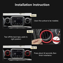 Load image into Gallery viewer, LECART for Jeep Gladiator Accessories Red Interior Trim Air Vent Covers for Jeep Wrangler JL JLU 2018-2022 Gladiator JT 2020 2021 2022
