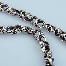 Load image into Gallery viewer, Wallet Chain - Punk Clothing - 79cm Skull Biker Jean Wallet Chains Silver Ghost Rock Punk Hip-pop Metal Keychain Key Pant Chain Fashion Men Jewelry - Wallet Chains For Men
