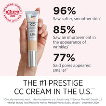 Load image into Gallery viewer, IT Cosmetics Your Skin But Better CC+ Cream, Medium (W) - Color Correcting Cream, Full-Coverage Foundation, Hydrating Serum &amp; SPF 50+ Sunscreen - Natural Finish - 1.08 fl oz
