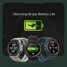Load image into Gallery viewer, Amazfit T-Rex Pro Smartwatch Fitness Watch with Built-in GPS, Military Standard Certified, 18 Day Battery Life, SpO2, Heart Rate Monitor, 100+ Sports Modes, 10 ATM Waterproof, Steel Blue
