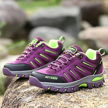 Load image into Gallery viewer, BomKinta Women's Hiking Shoes Anti-Slip Lightweight Breathable Quick-Dry Trekking Shoes for Women Purple Size 10
