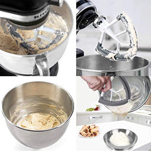 Load image into Gallery viewer, Flex Edge Beater For Kitchenaid,Kitchen Aid Mixer Accessory,Kitchen Aid Attachments For Mixer,Fits Tilt-Head Stand Mixer Bowls For 4.5-5 Quart Bowls,Beater With Silicone Edges,White
