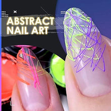 Load image into Gallery viewer, 3Pcs/Set Luminous Spider Nail Gel Set, Spider Nail Gel UV Art Drawing Color Point Line Soak Off Solid Polish Nails Gels, for Fluorescent Neon Effect/Luminous Spider Wire Drawing Nail Gel (16#)
