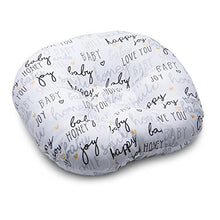 Load image into Gallery viewer, Boppy Original Newborn Lounger, Hello Baby Black and Gold
