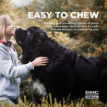 Load image into Gallery viewer, GNC Pets Omega Calming Dog Supplements for Adult Dogs with Omega Fatty Acids and Flaxseed, 120 ct | Chicken Flavored Soft Chews for Calming &amp; Relaxation | with L-Tryptophan, Chamomile, &amp; Ginger
