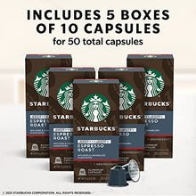 Load image into Gallery viewer, Starbucks by Nespresso, Decaf Espresso Dark Roast (50-count single serve capsules, compatible with Nespresso Original Line System)
