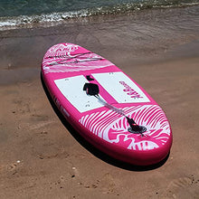Load image into Gallery viewer, Pink Paddleboard Inflatable Paddle Board，ISUP 10'6''x32''x6'' Stand Up Paddle Board Standing Boat for Adult, Inflatable Paddle Boards for Adults 320lbs Capacity,15PSI Pressure(Pink)
