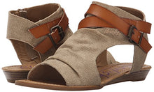 Load image into Gallery viewer, Blowfish Malibu Women's Balla Wedge Sandal, Desert Sand Rancher Canvas/Dyecut, 11 Medium US
