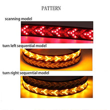Load image into Gallery viewer, KYYET Arrow 60 Inch 528LED Truck Tailgate Light Bar Strip RED Brake Sequential Amber Turn Signal Strobe Lights

