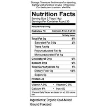 Load image into Gallery viewer, Viva Naturals The Finest Organic Raw Chia Seeds, 1 Pound &amp; Organic Ground Flax Seed, 15 oz - Specially Cold-milled Using Proprietary Technology for Optimal Smoothness and Freshness
