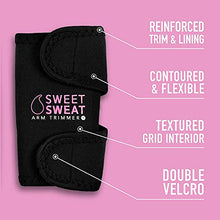 Load image into Gallery viewer, Sweet Sweat Arm Trimmers for Men &amp; Women | Helps Increase Heat &amp; Sweat | Includes Mesh Carrying Bag (Pink, Medium)
