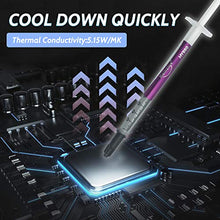 Load image into Gallery viewer, 10 Pack HY880 Thermal Paste Kit-5.15 W/MK 1 G/Pcs, High Performance Thermal Compound Paste Grease Heatsink for CPU, Processor, All Cooler Master, Computer, PS4
