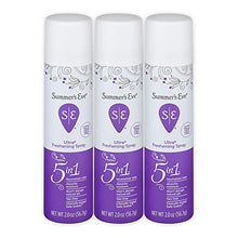 Load image into Gallery viewer, Summer's Eve Freshening Spray | Ultra | 2 oz Size | Pack of 3 | pH Balanced, Dermatologist &amp; Gynecologist Tested
