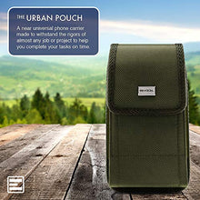 Load image into Gallery viewer, Evocel [Urban Pouch] Tactical Carrier with [Belt Loop &amp; Holster] (6.50 in x 3.27 in x 0.37 in) fits Galaxy Note 8, S8 Plus, Galaxy Mega, iPhone 7 Plus, ZTE ZMAX XL &amp; More, OD Green - X-Large
