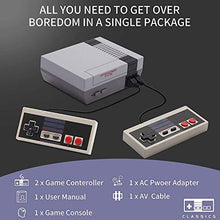 Load image into Gallery viewer, Classic Retro Game Console Mini Video Game Consoles with 620 Games for NES Game Handle Gaming - (AV Output, NOT OEM)
