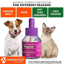 Load image into Gallery viewer, Relaxivet Cat Calming Pheromone Diffuser - Improved No-Stress Formula - Anti-Anxiety Calm Treatment #1 for Cats and Dogs with a Long-Lasting Relax Effect (Diffuser + Refill)
